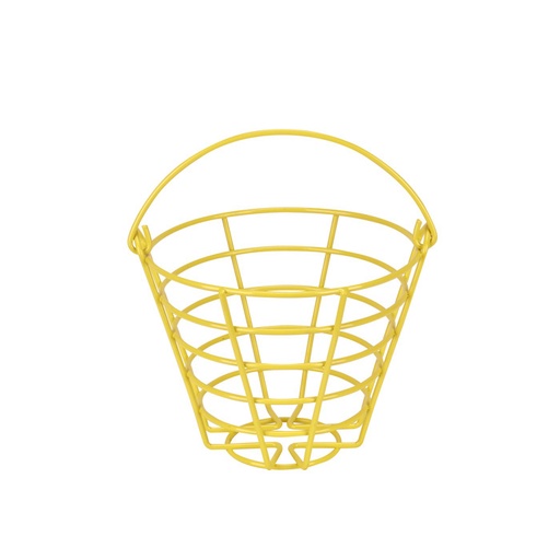 [41224YEL] Powder Coated Ball Baskets 35-40 Ball Capacity